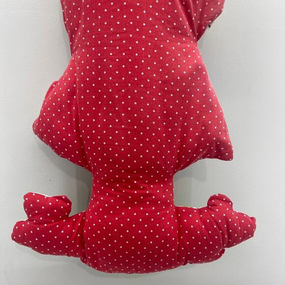 Whimsical Girl Pillow with Basket - Blue and Yellow - Picture 7 of 8